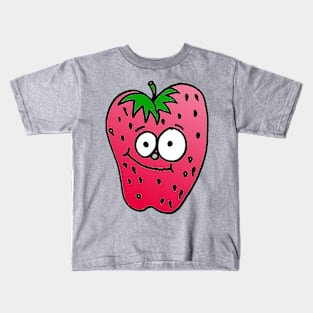 Sweet Red Strawberry Kids T-Shirt